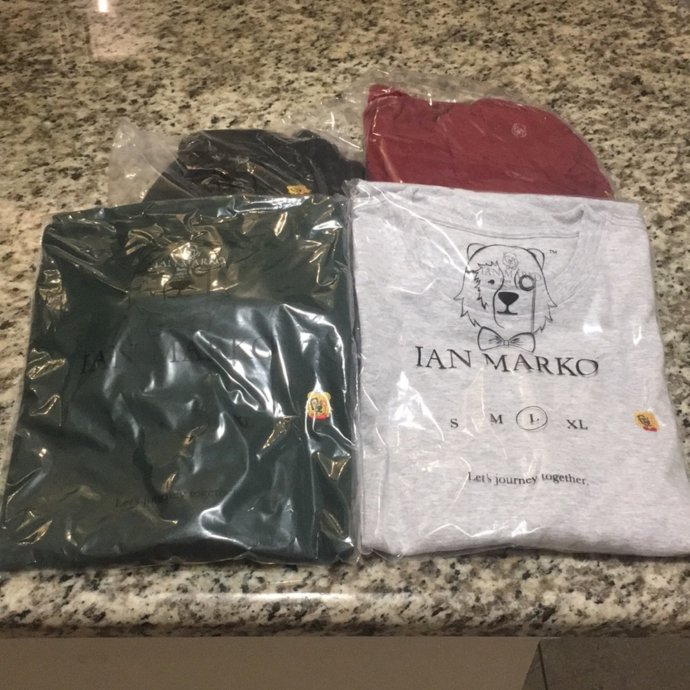 Brand new Ian Marko long sleeve shirts